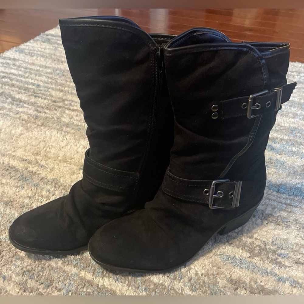 Michael Shannon Suede Boots